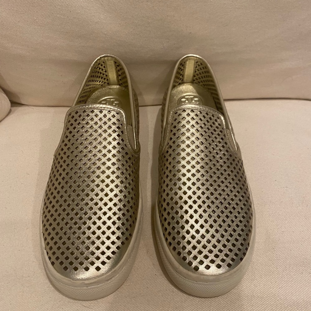 Tory Burch gold sneaker NWOT